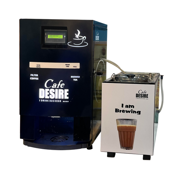 Filter Coffee Indian Chai Vending Machine | Made with Fresh Milk , 2 Options,