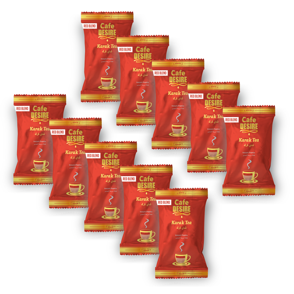 Cafe Desire  -Red Blend Plain Tea Premix - Sachets Pack of 10